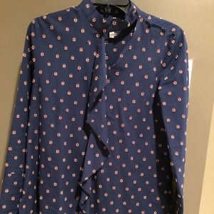 Derek Lam 10 Crosby Button Top sz 4